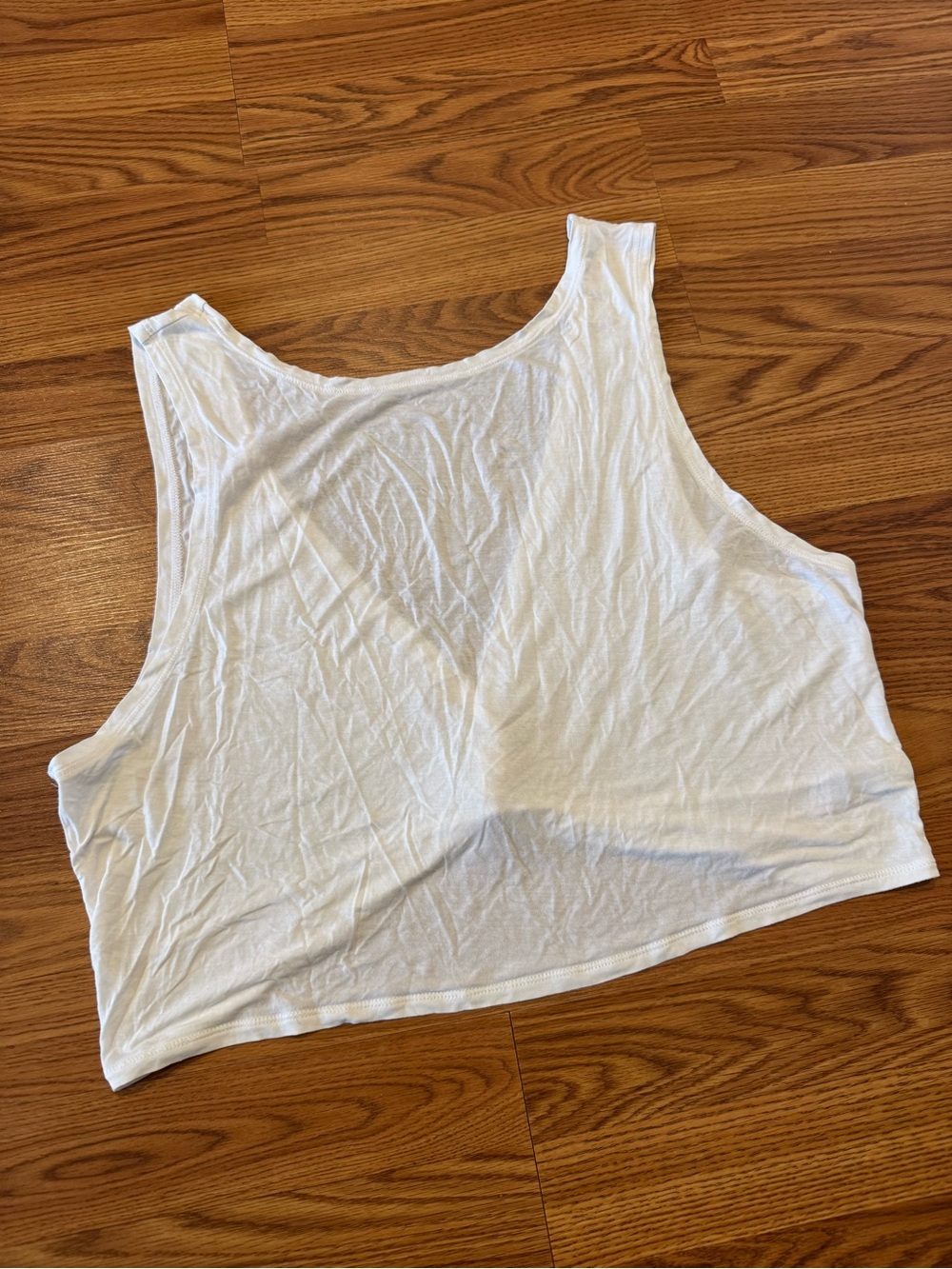 OFFLINE by Aerie Modal Twist Front Tank Top Size XL White